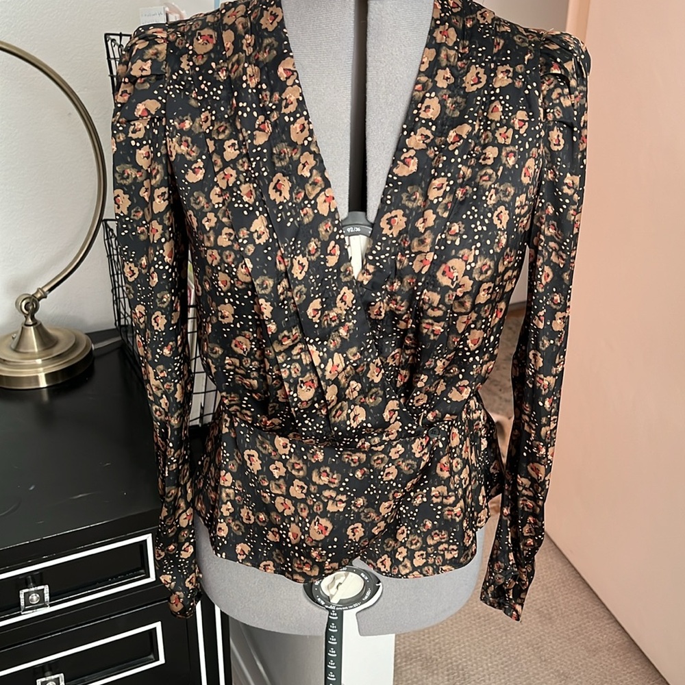 Free People Floral Blouse